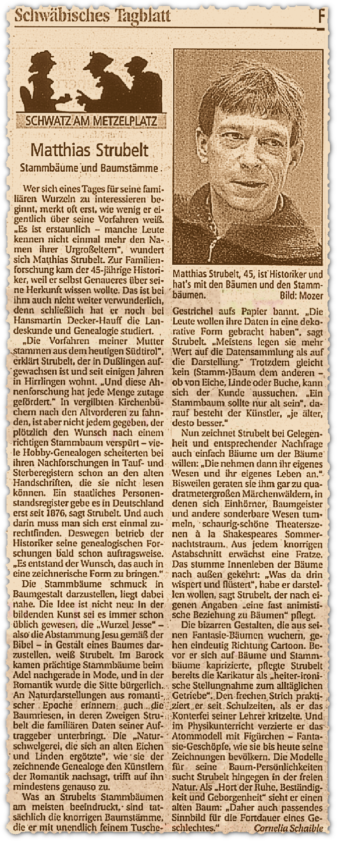 Schw�bisches Tagblatt - Schwatz am Metzelplatz